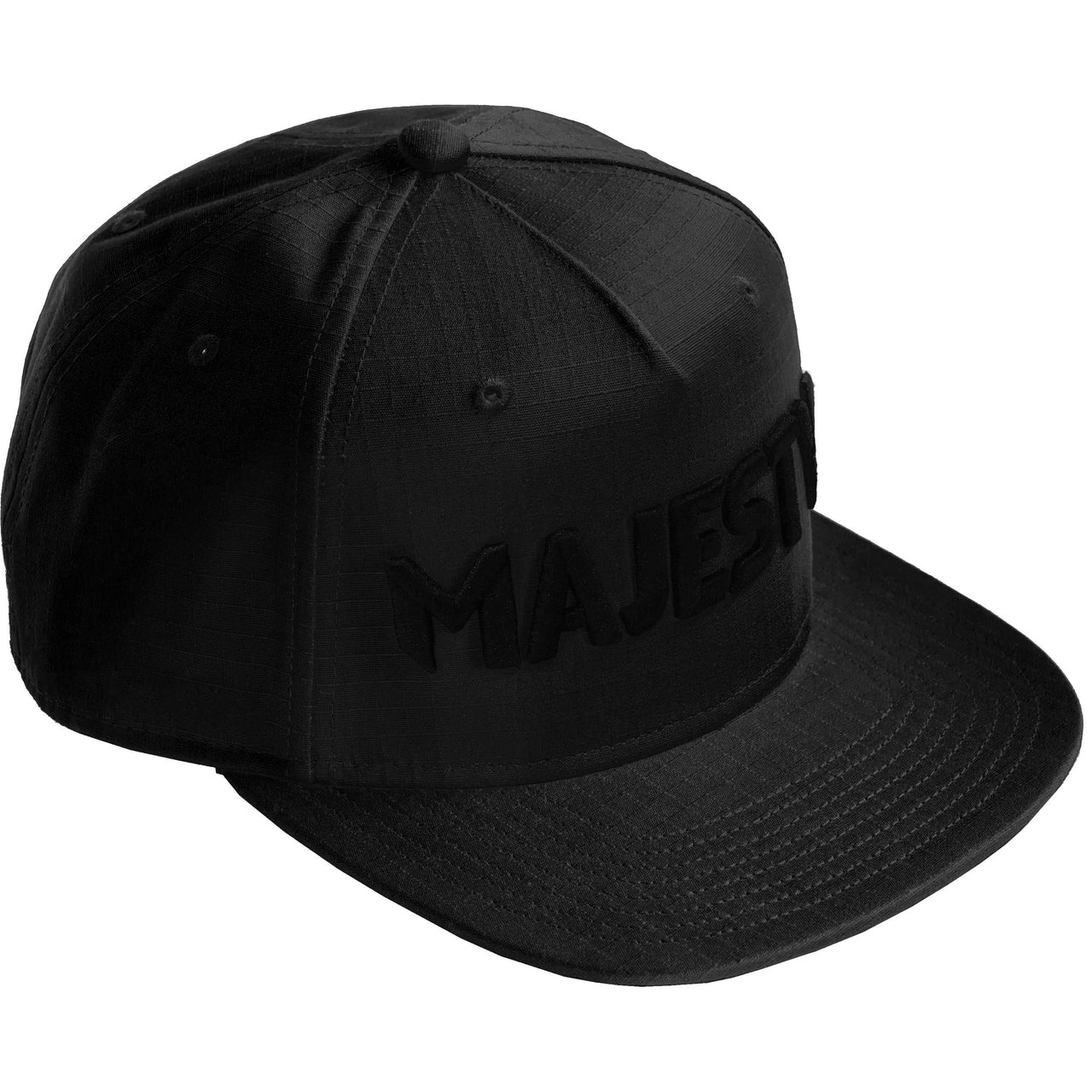 MAJESTY - TACTIC Flat Brim Baseball Style Hat - Black