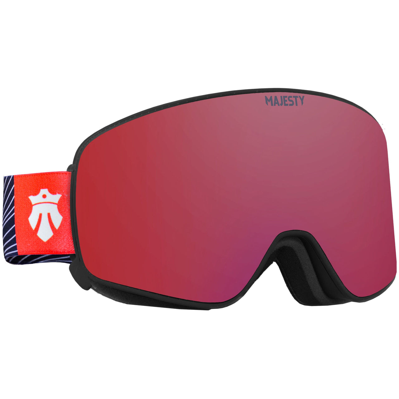 The FORCE-C Cylindrical Snow Goggle: XENON HD Red Garnet + XENON HD Rose Revo