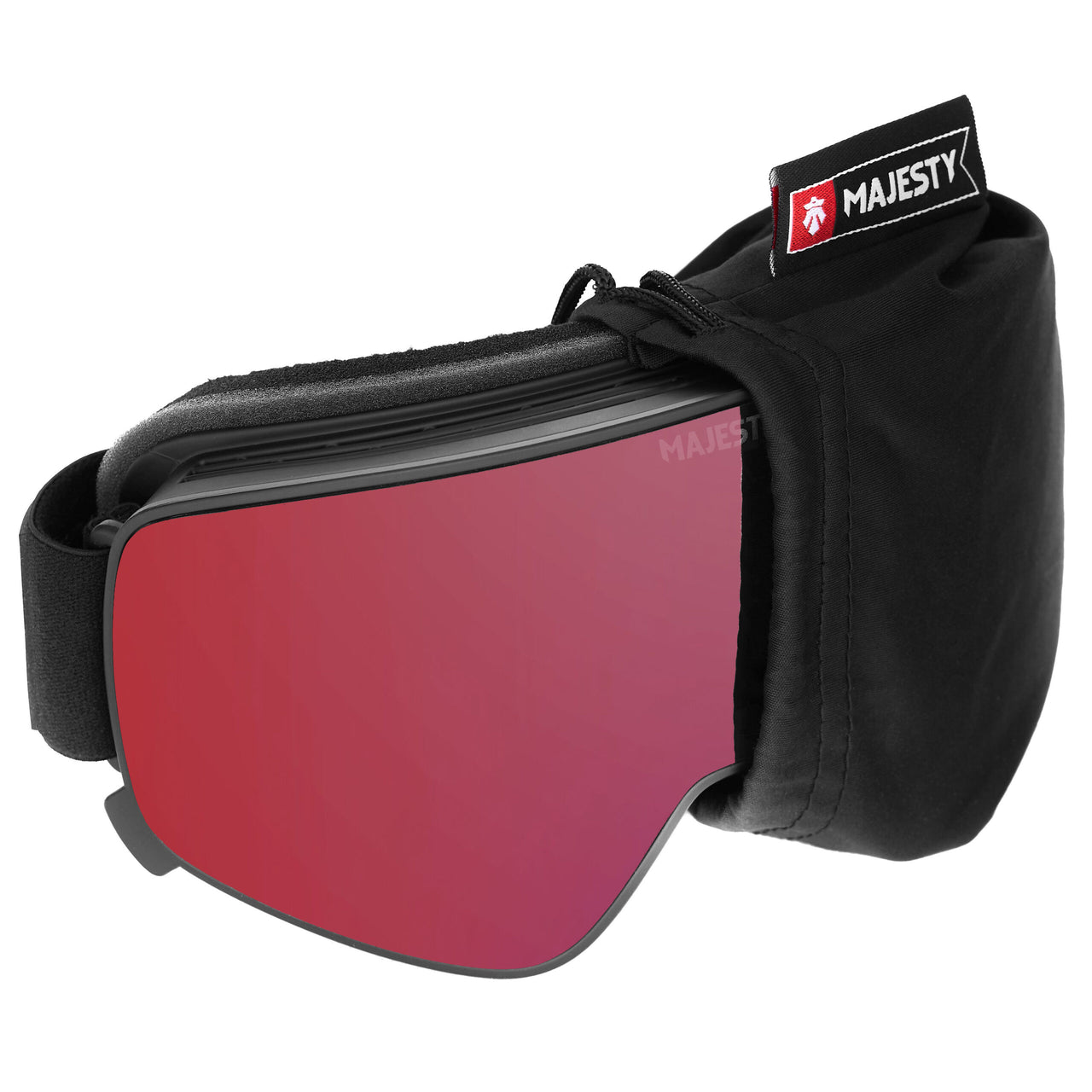 The FORCE-C Cylindrical Snow Goggle: XENON HD Red Garnet + XENON HD Rose Revo