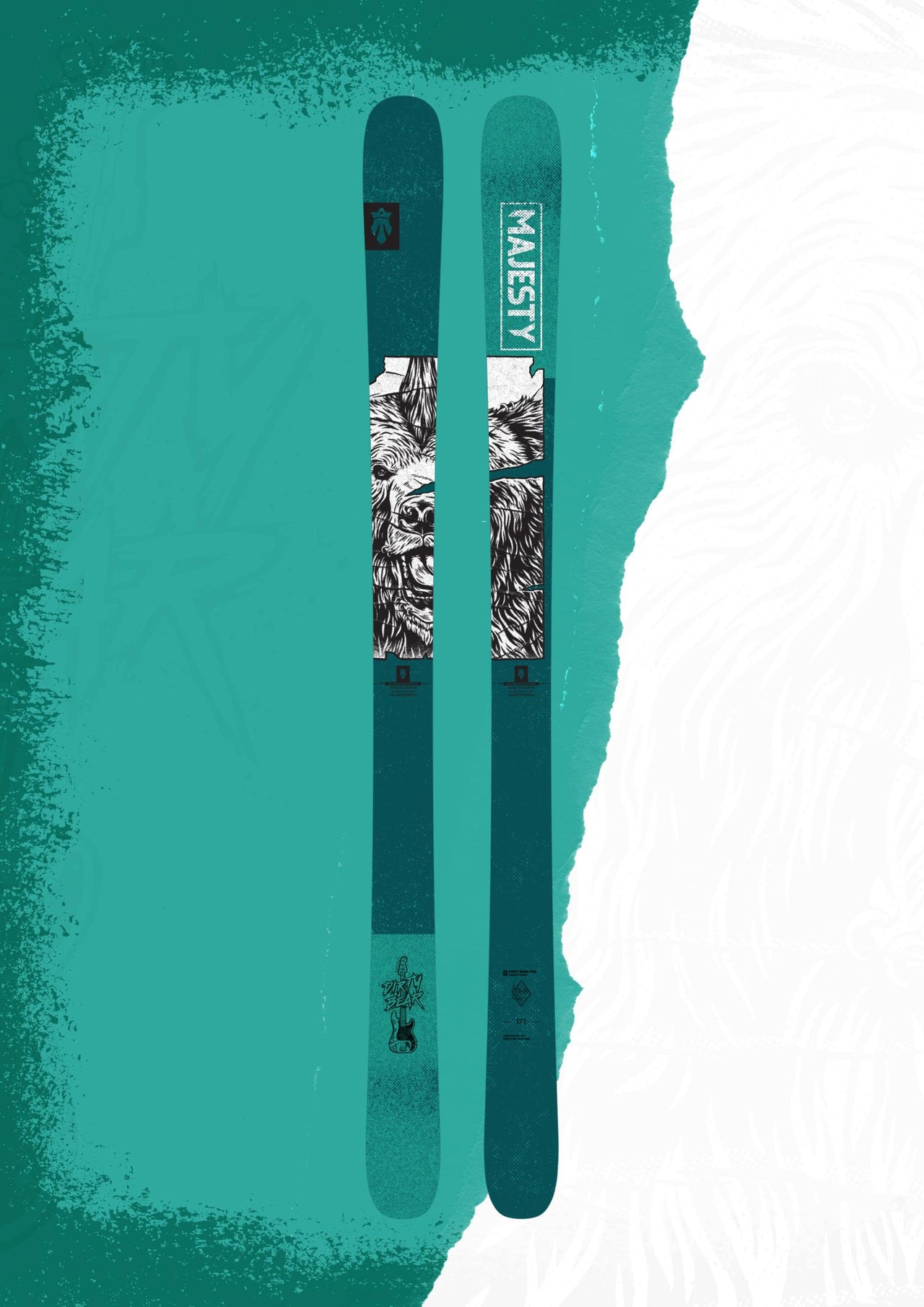 Dirty Bear Pro - Park & Pipe Freestyle Skis | 90 mm