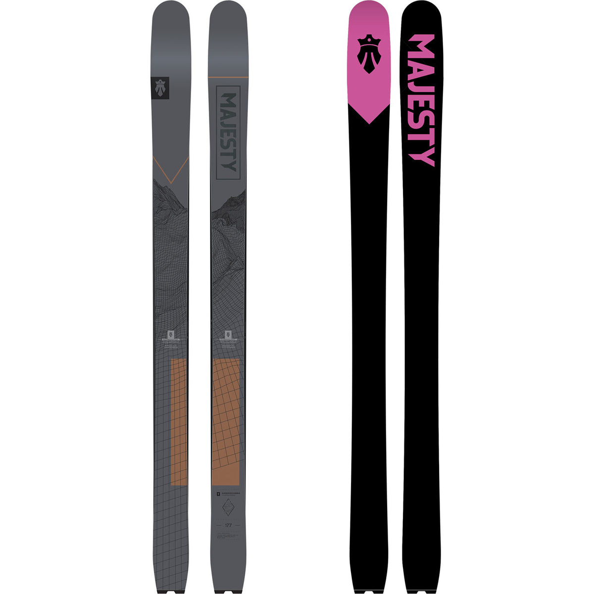 Majesty Superpatrol Carbon - lightweight touring skis – MAJESTY SKIS | USA