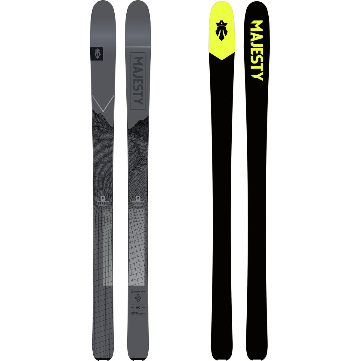 Majesty Superscout Carbon - ultralight touring skis – MAJESTY SKIS | USA