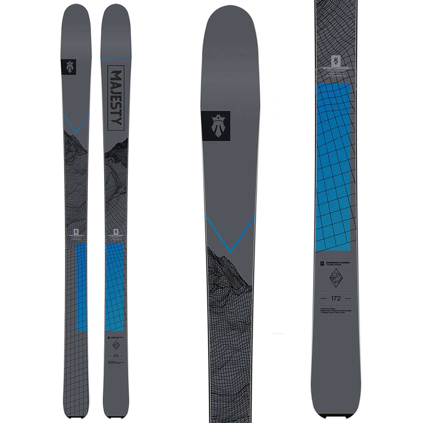 Majesty Superwolf Carbon - ultralight touring skis